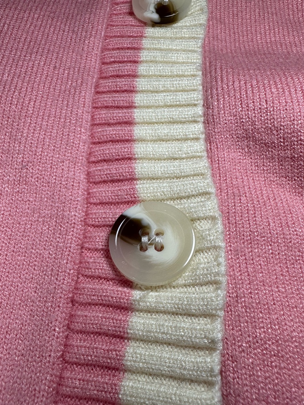 ROMWE Pink Bunny Embroidered Cardigan XL Coquette Kawaii Balletcore Sweater Chic - Picture 9 of 12